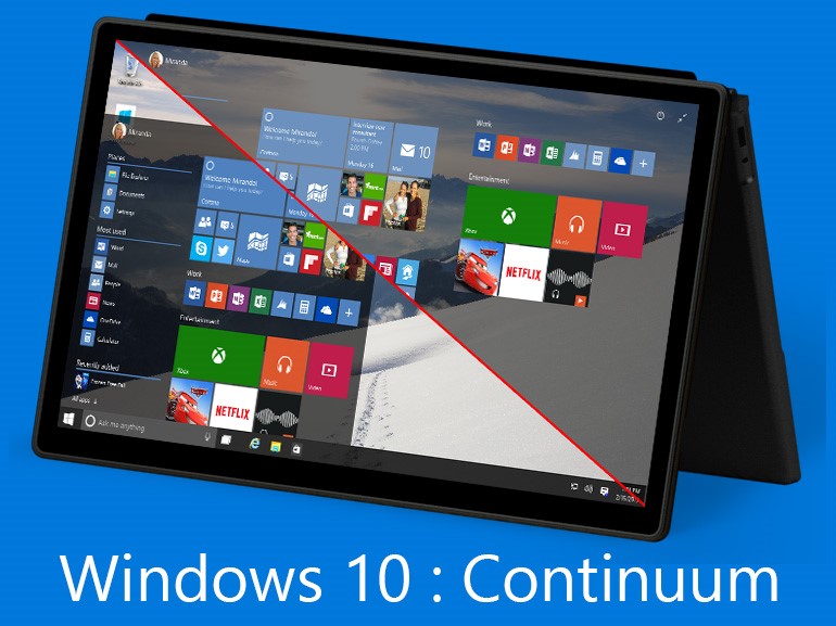Continuum Windows 10