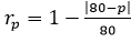 Formula calcul variabila rp